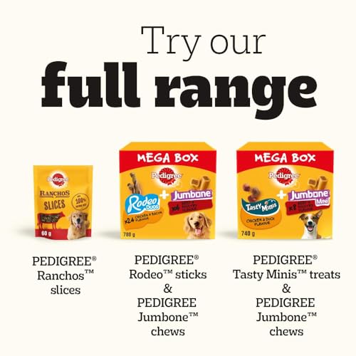 Pedigree Schmackos Mega Pack 110/112 Strips Snacks, Dog Treat Multipack with Beef, Lamb and Poultry Flavours