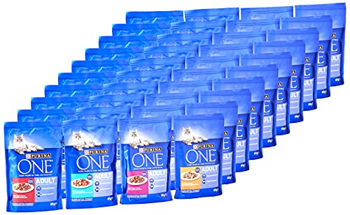 PURINA ONE Mini Fillets Mixed Selection in Gravy Adult Wet Cat Food 40x85g
