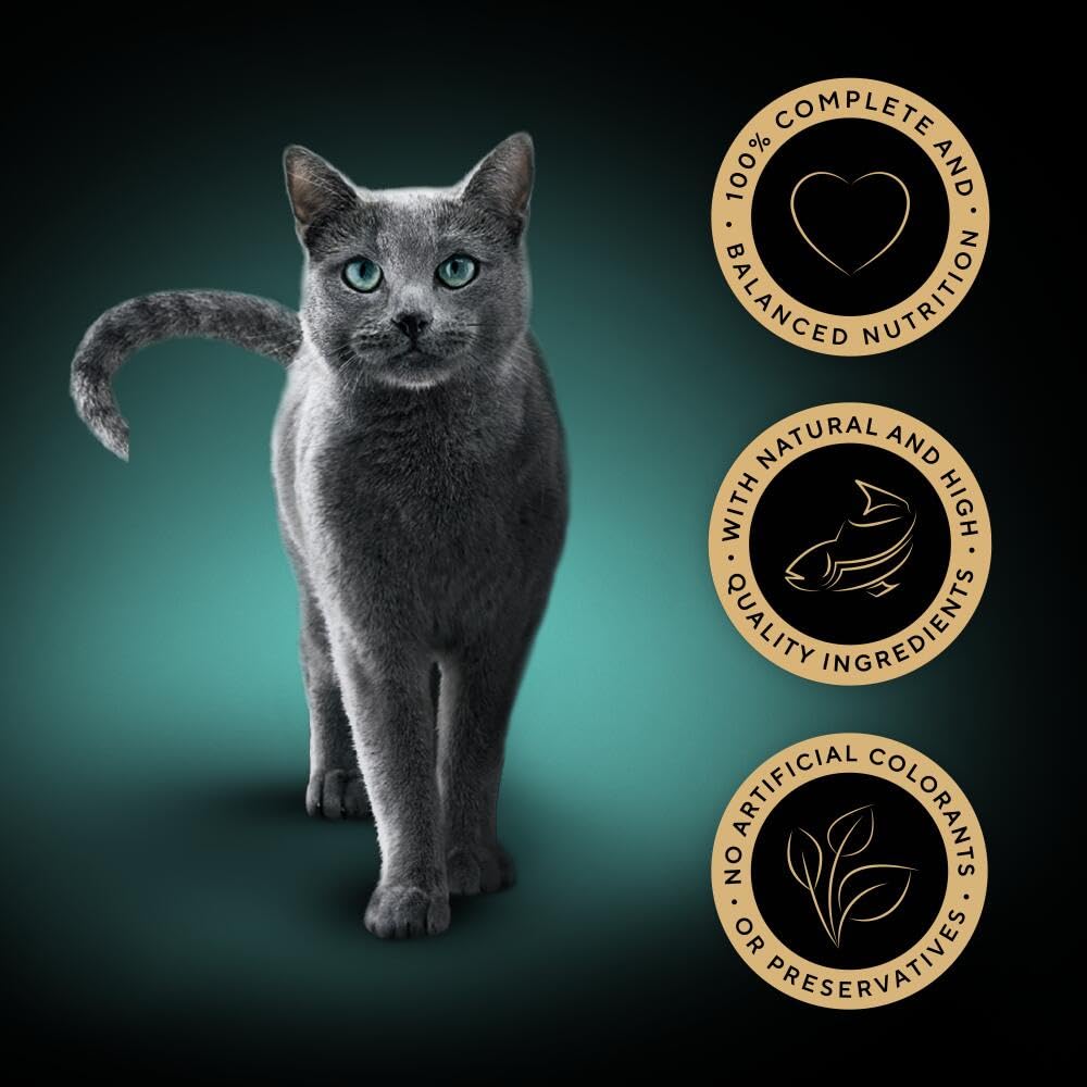 Sheba Fine Flakes in Jelly – Fish Collection – Wet cat food pouches for adult cats – 40x85g pack