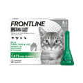 FRONTLINE Plus Flea & Tick Treatment for Cats and Ferrets - 6 Pipettes
