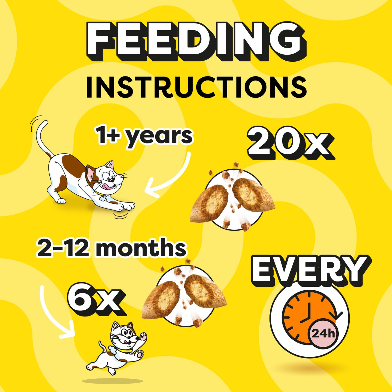 DREAMIES - Cat Treats - 12 x 60g - Multipack Biscuits - Variety Snack Box - 12 Pouches