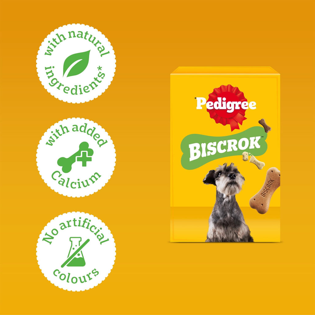 Pedigree Biscrok Multi Mix - Dog Treats - Bone-Shaped Biscuits - 500 g