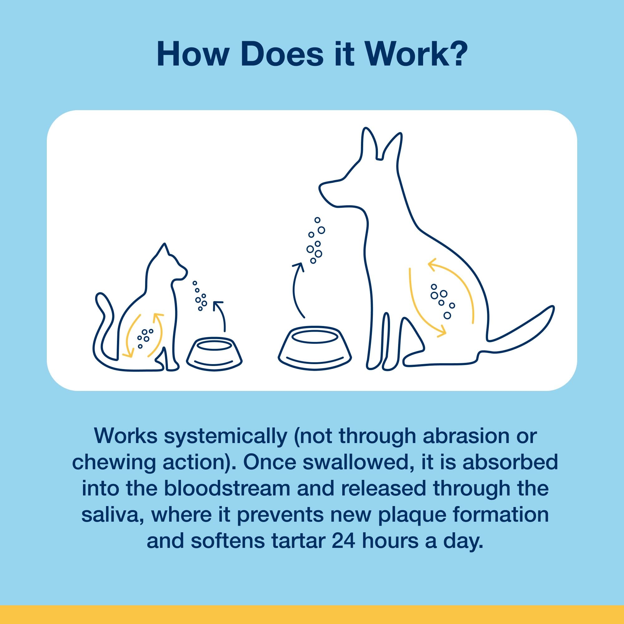 ProDen PlaqueOff Powder for Dogs & Cats, Tartar & Bad Breath Remover 100% Natural Teeth Cleaner and Plaque Remover 60 g