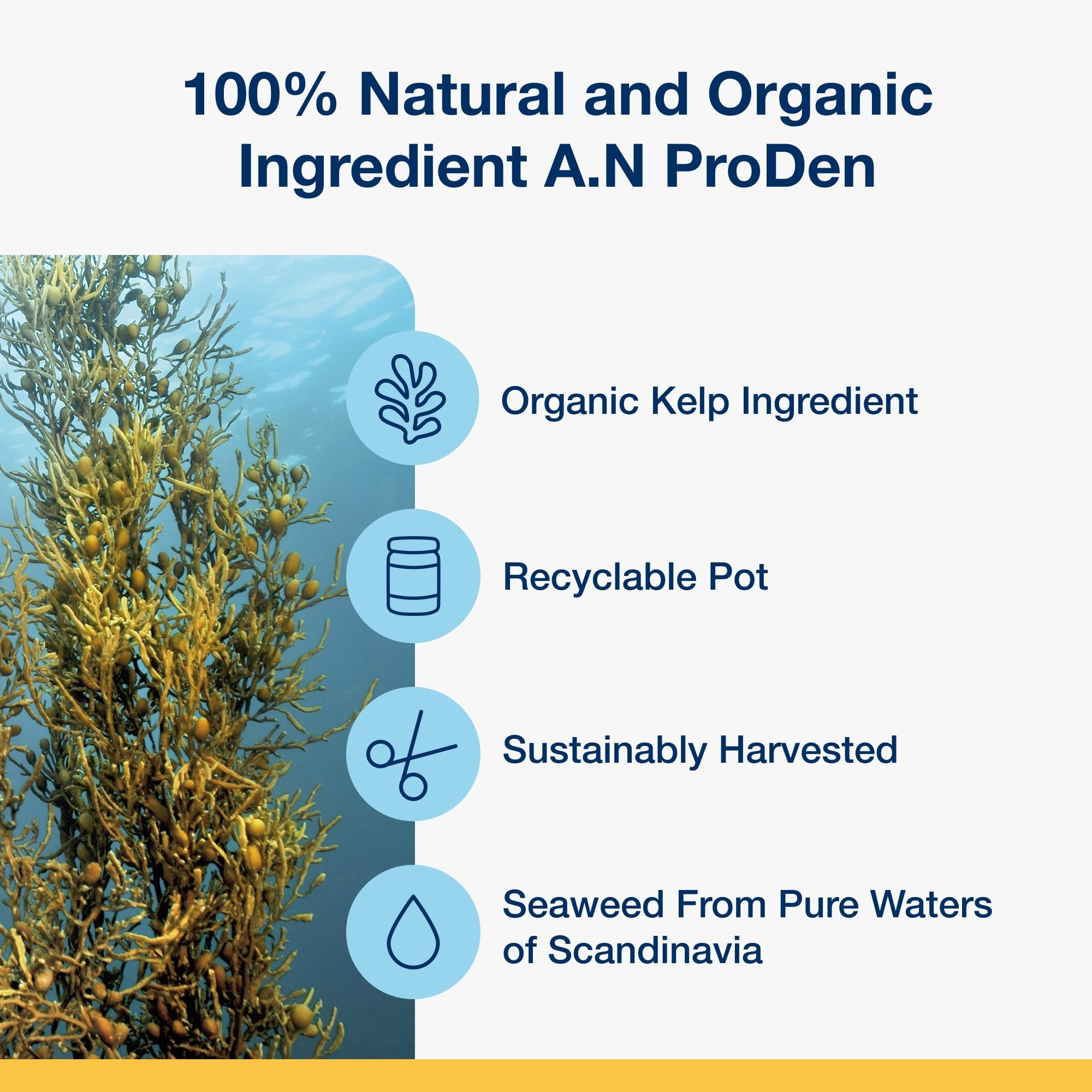 ProDen PlaqueOff Powder for Dogs & Cats, Tartar & Bad Breath Remover 100% Natural Teeth Cleaner and Plaque Remover 60 g